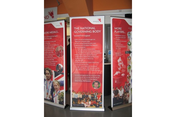 Badminton England Banner Displayed at Yonex All England Championships March 2008
